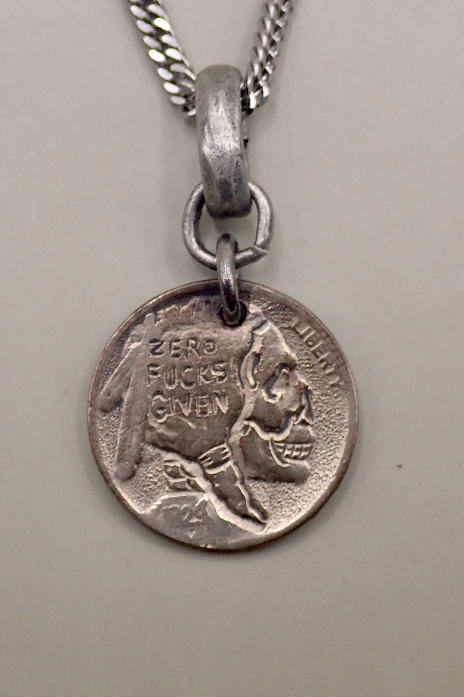 INDIAN HEAD CARVED SKULL NECKLACE – Dirty Hands Jewelry