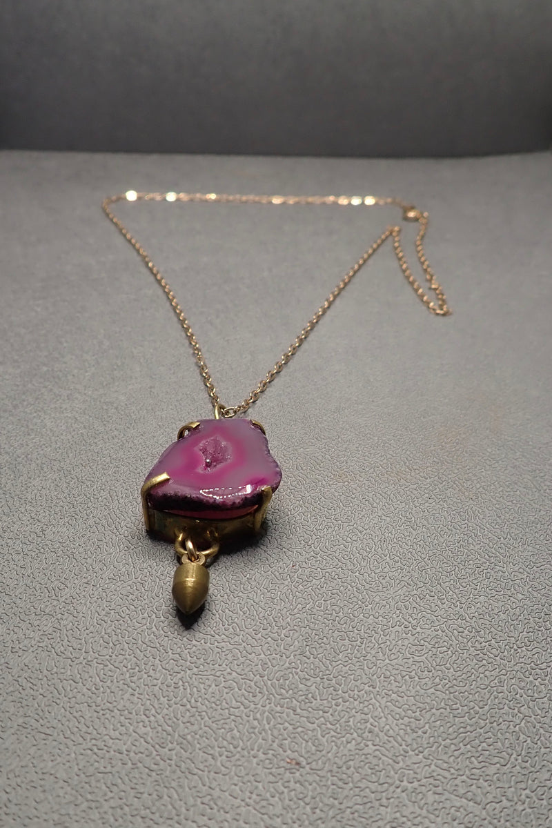 PINK DRUZY NECKLACE