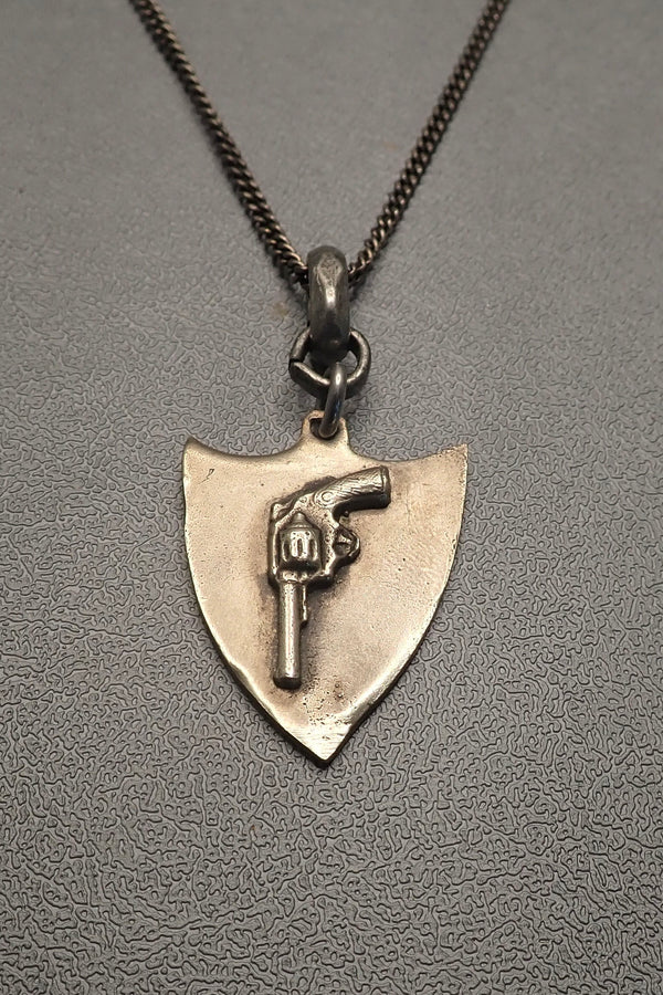 REVOLVER SHIELD PENDANT