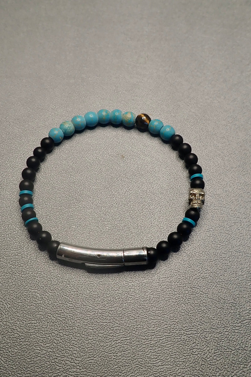 ONYX & TURQUOISE BRACELET