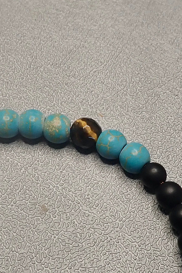 ONYX & TURQUOISE BRACELET