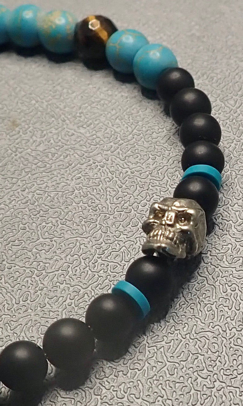 ONYX & TURQUOISE BRACELET