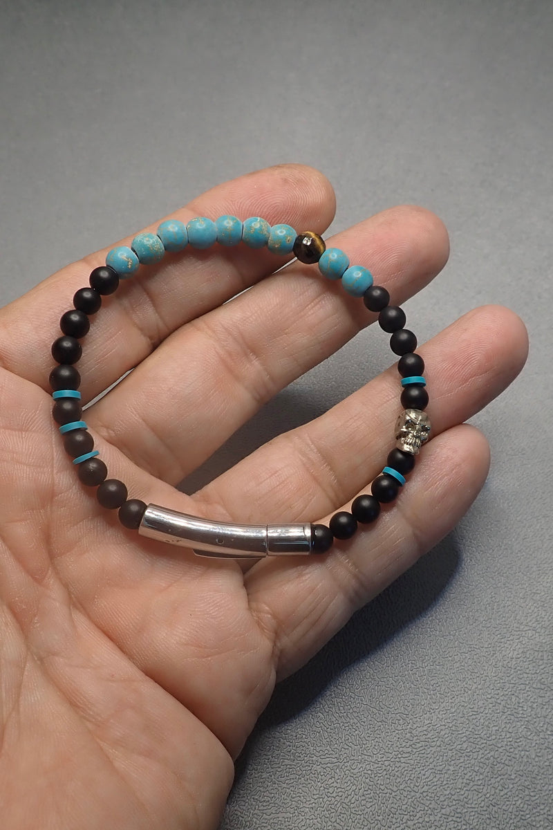 ONYX & TURQUOISE BRACELET