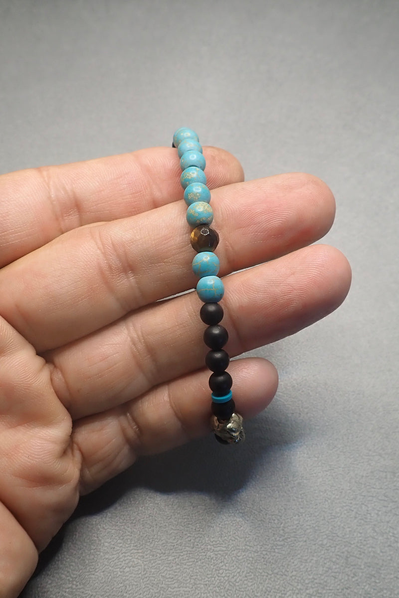 ONYX & TURQUOISE BRACELET