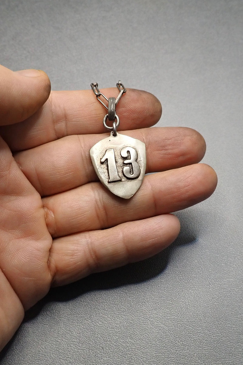 LUCKY 13 NECKLACE Dirty Hands Jewelry