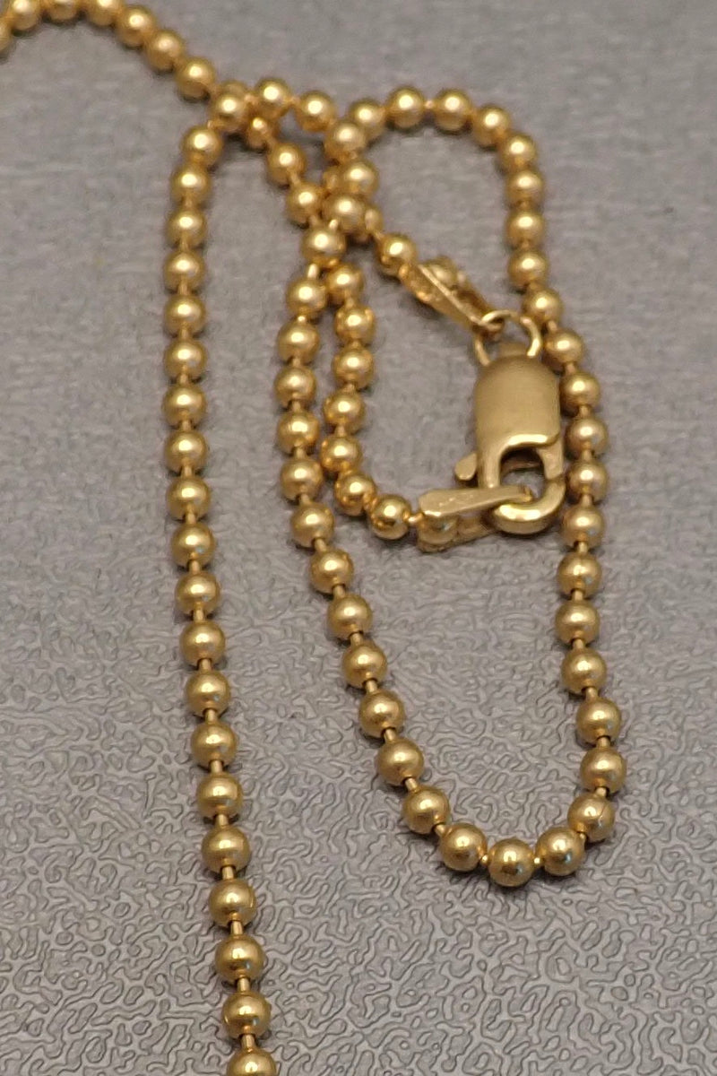 14 K GF BALL CHAIN