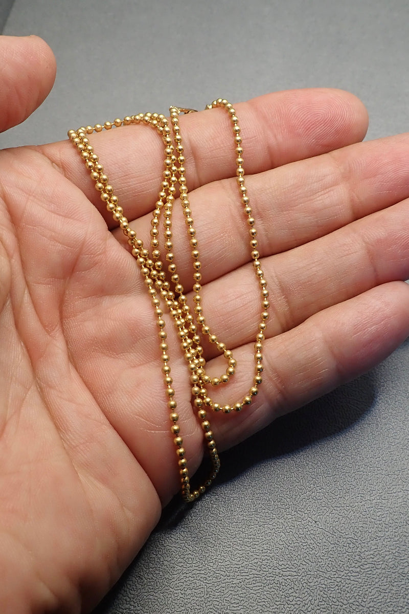 14 K GF BALL CHAIN