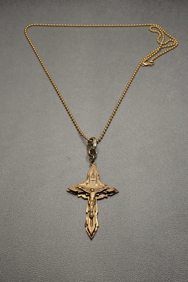 ANTIQUE VICTORIAN CROSS NECKLACE