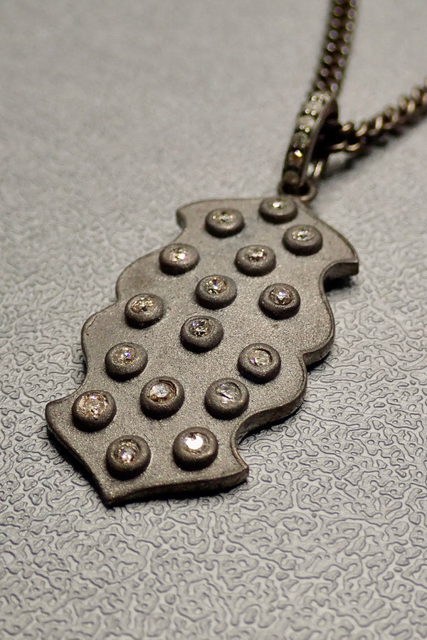 DIAMOND AVALON TAG NECKLACE