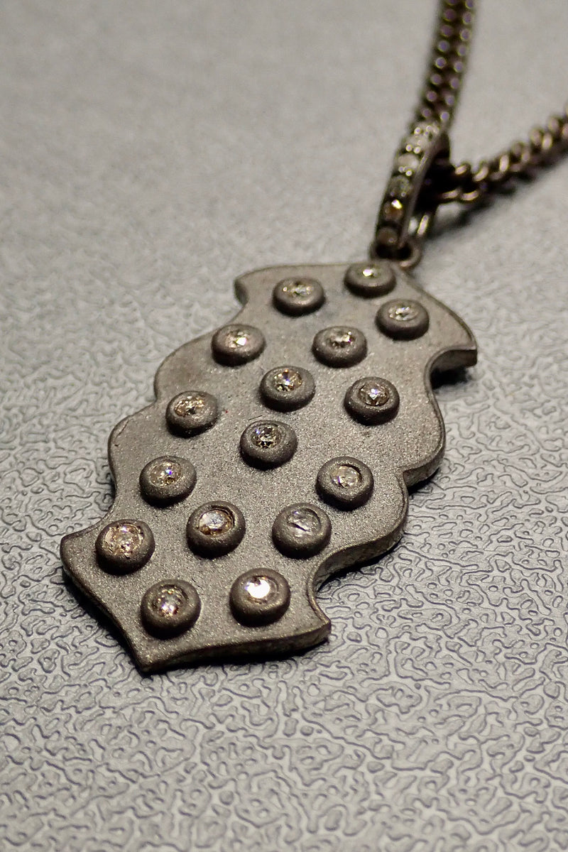 DIAMOND AVALON TAG NECKLACE