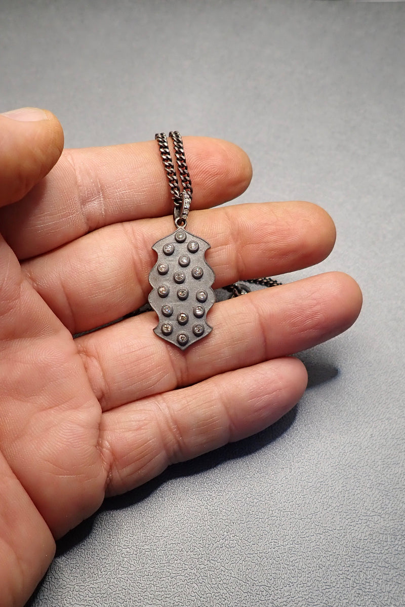 DIAMOND AVALON TAG NECKLACE