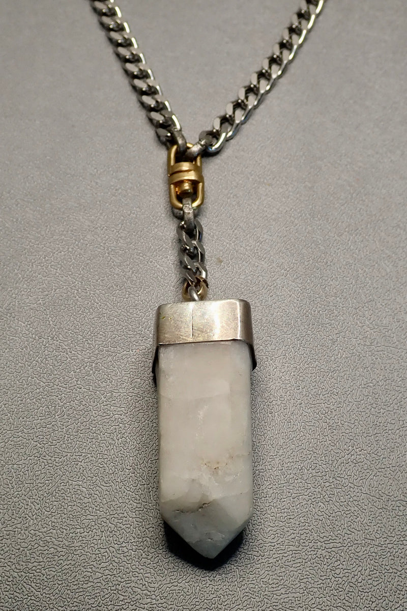 WHITE ROCK CRYSTAL NECKLACE