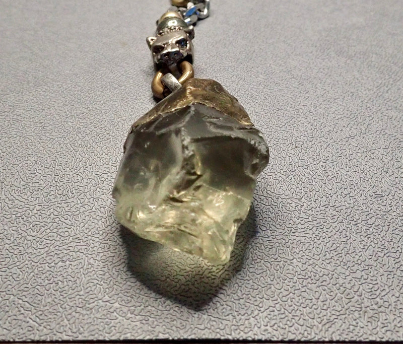 ROCK CRYSTAL LION NECKLACE