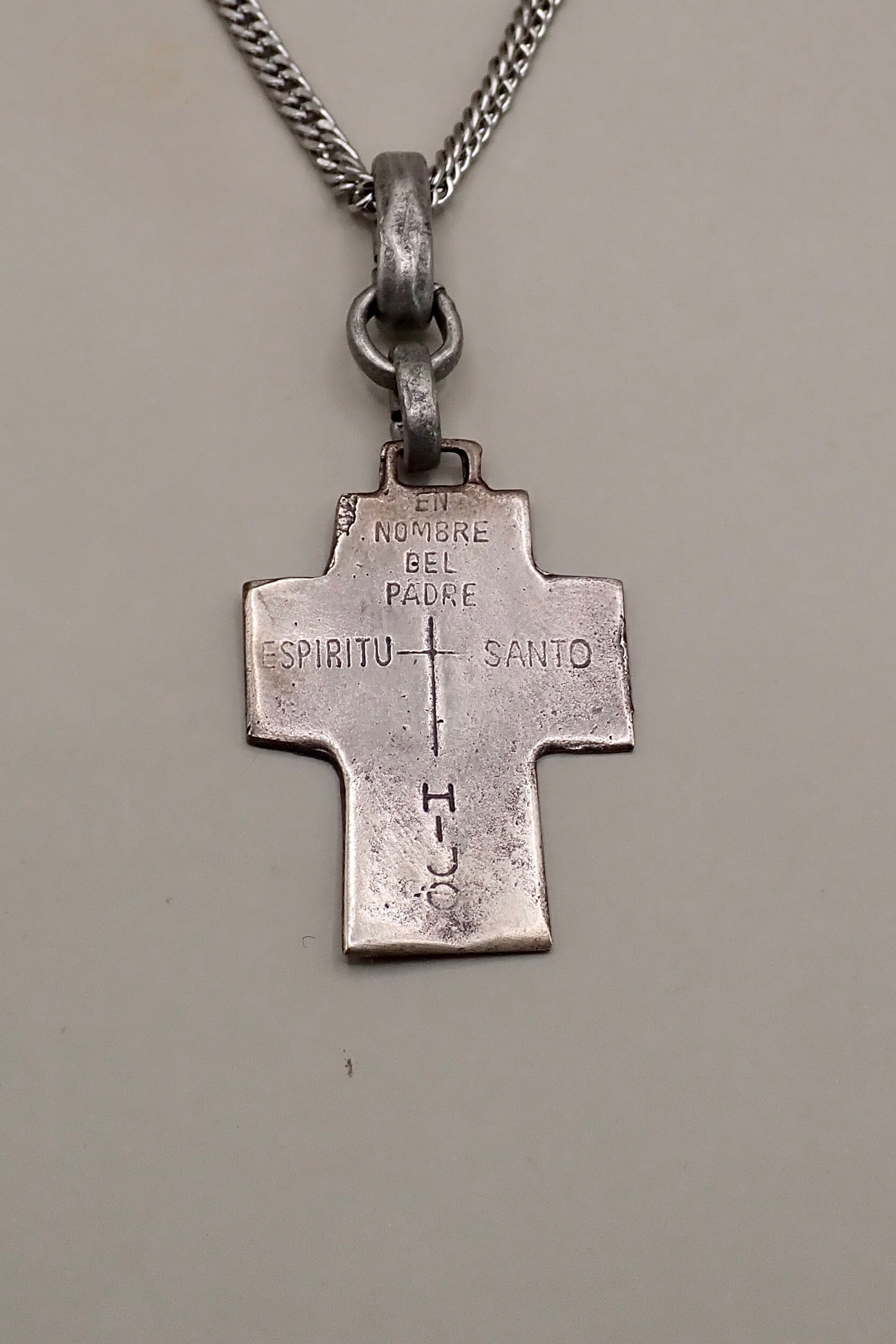 SHORT FLAT CROSS NECKLACE – Dirty Hands Jewelry
