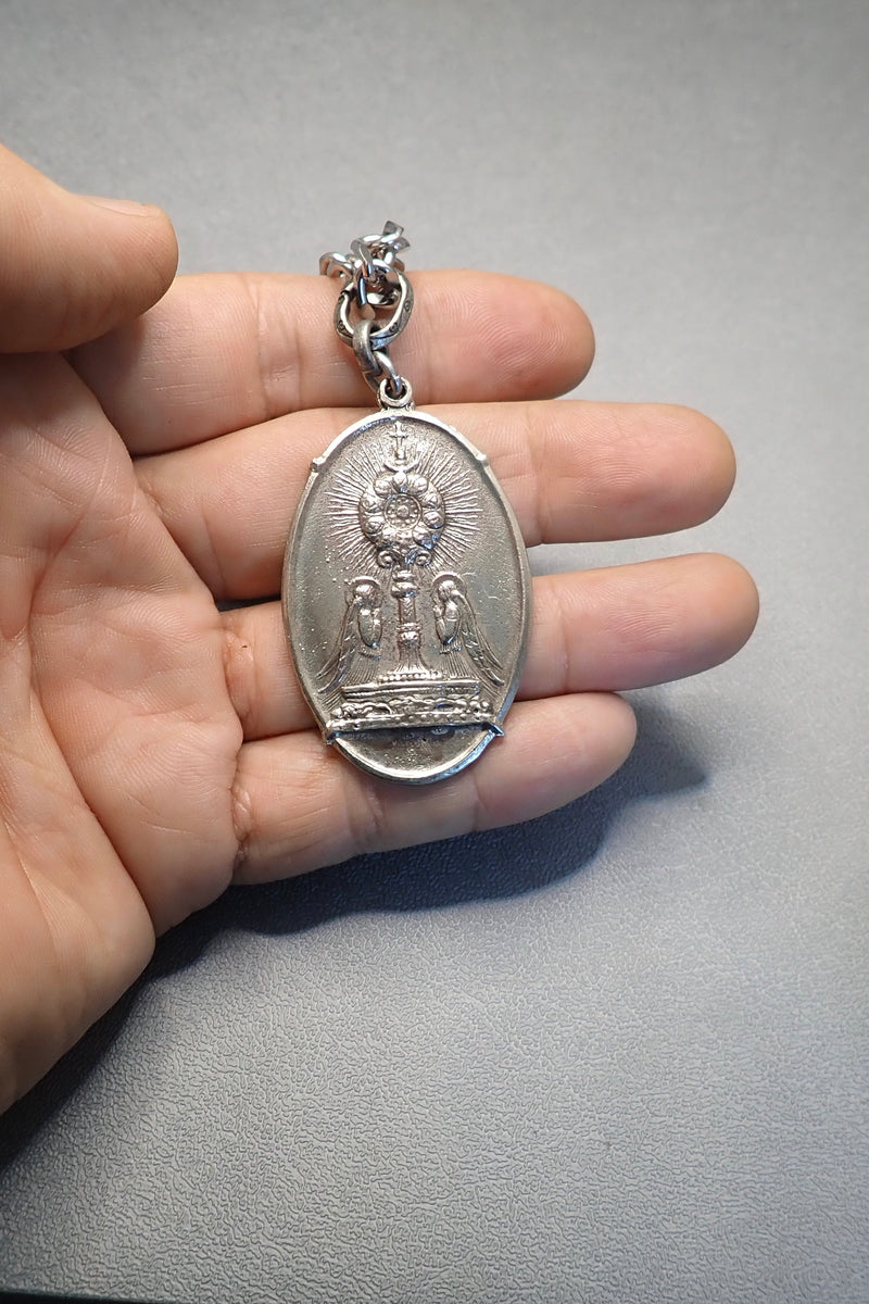 BIG MIRACULOUS VIRGEN PENDANT