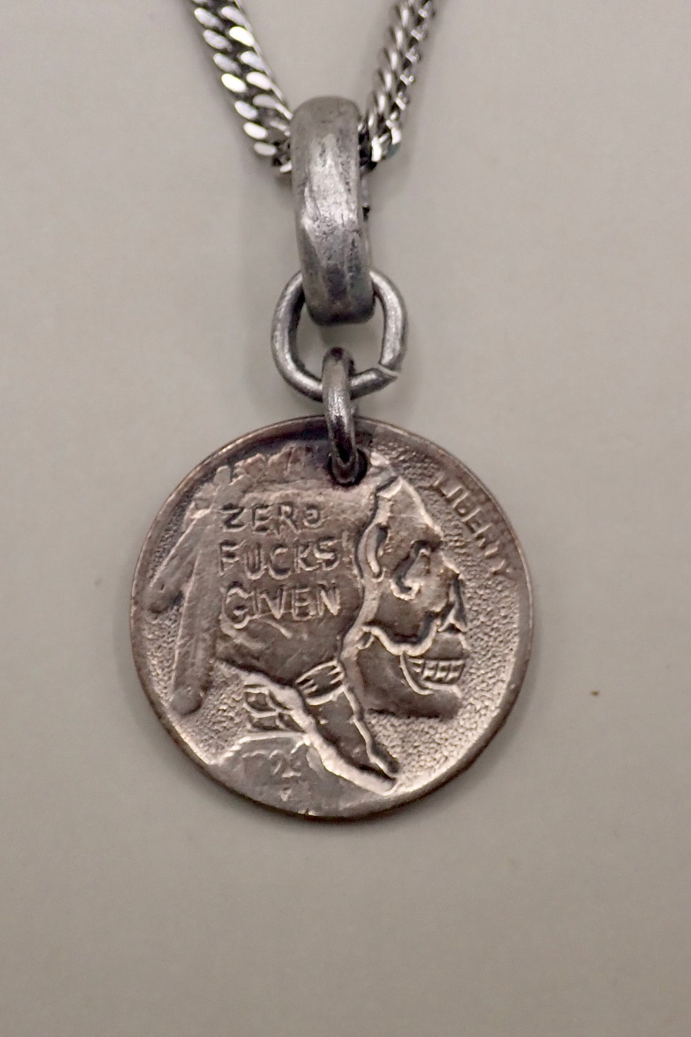 INDIAN HEAD CARVED SKULL NECKLACE – Dirty Hands Jewelry