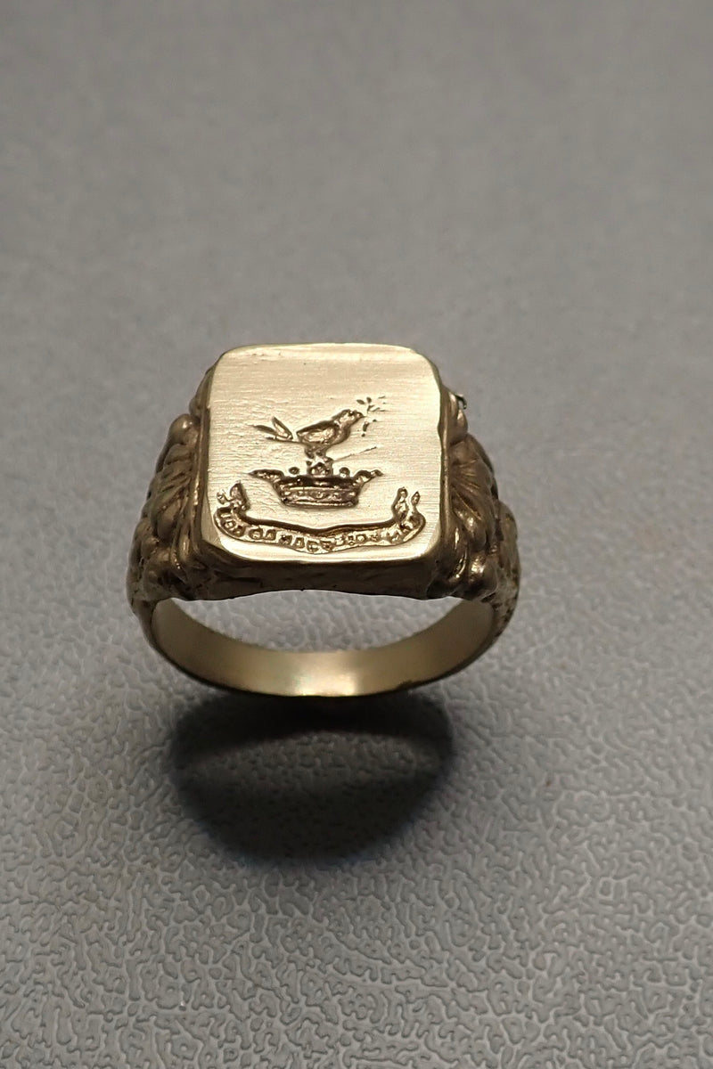 ARMS SIGNET RING II - one made