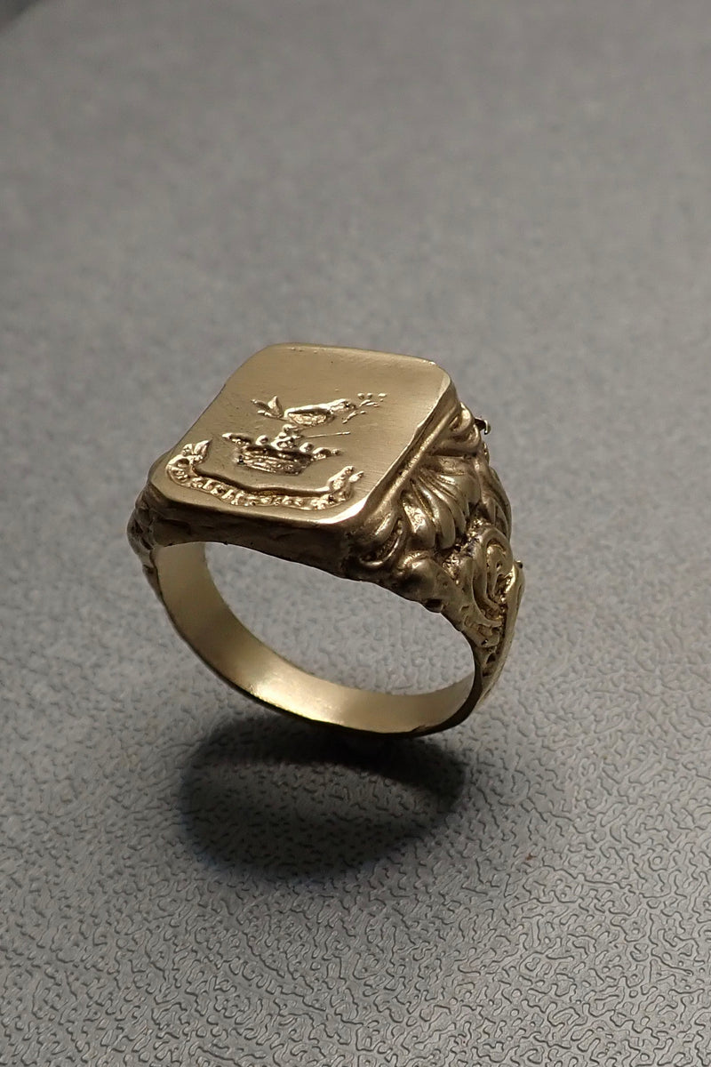 ARMS SIGNET RING II - one made