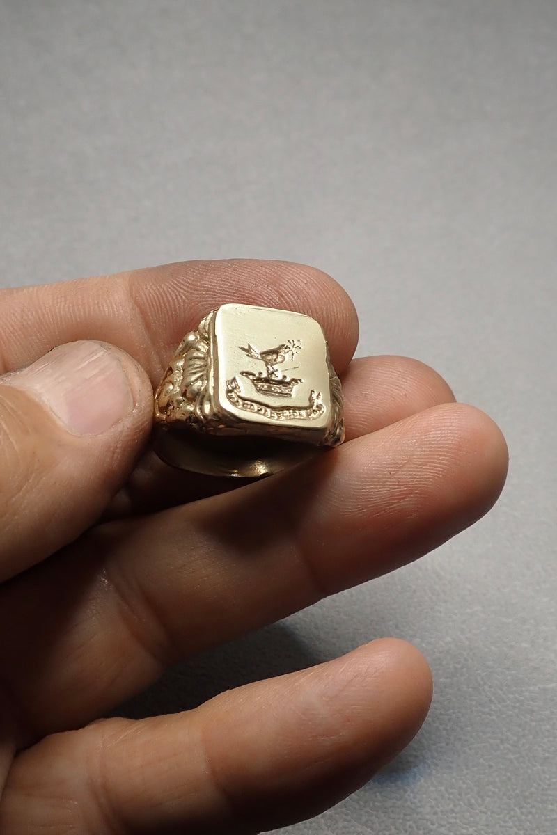 ARMS SIGNET RING II - one made