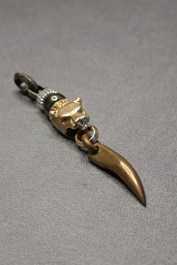 LION HEAD TOOTH PENDANT
