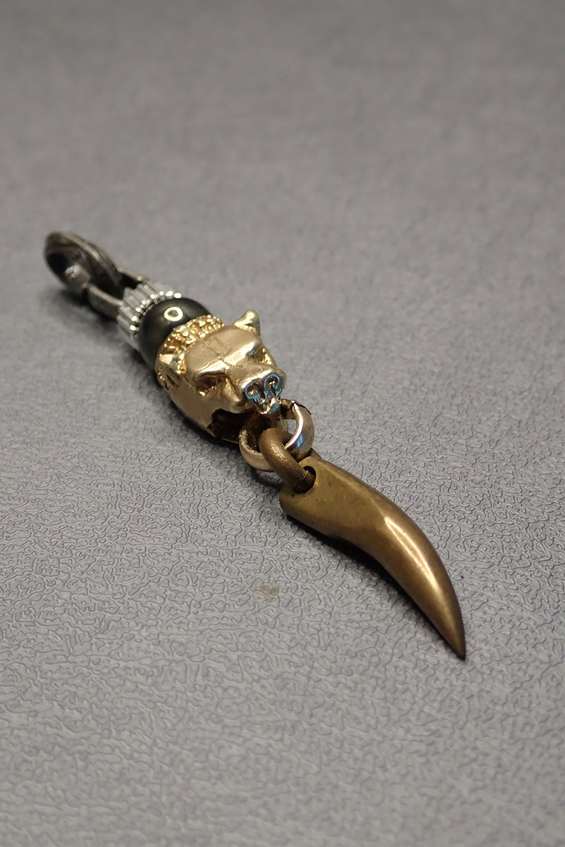 LION HEAD TOOTH PENDANT