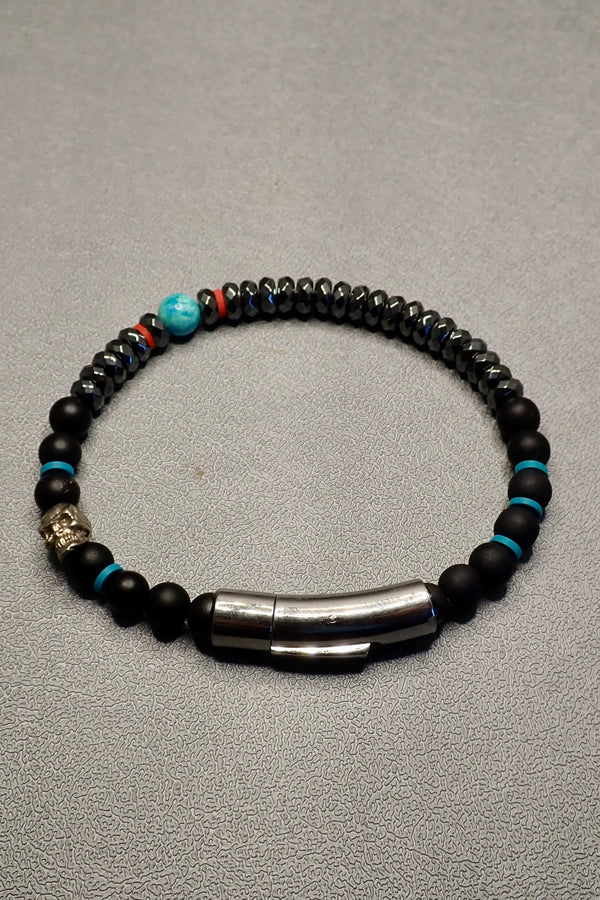 HEMATITE & ONYX BRACELET
