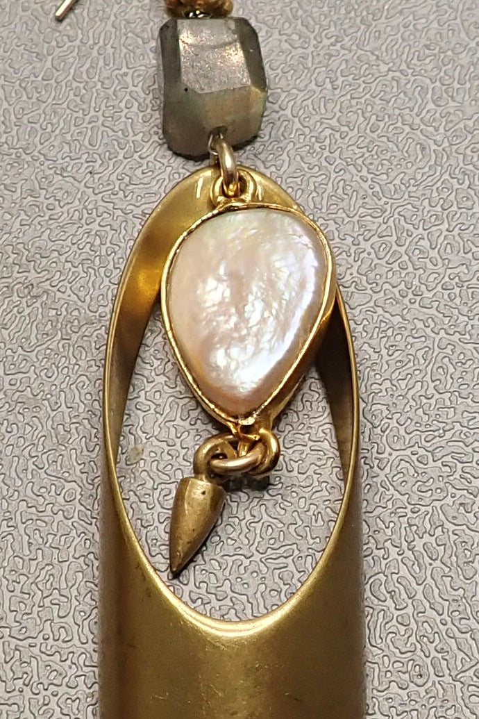 AVALON PEARL EARRINGS - one pair made