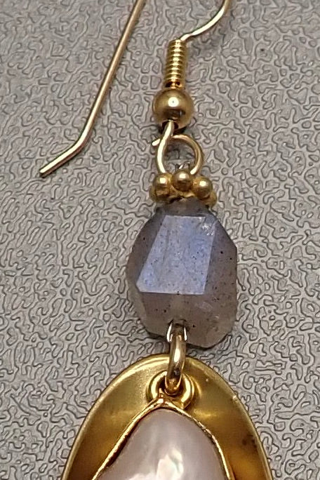 AVALON PEARL EARRINGS - one pair made