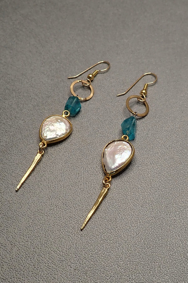 PEARL EARRINGS - one pair made