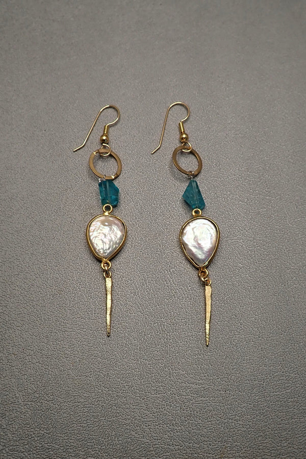 PEARL EARRINGS - one pair made