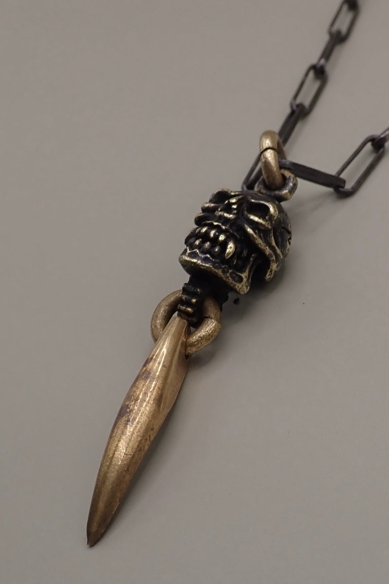 SKULL & HORN NECKLACE