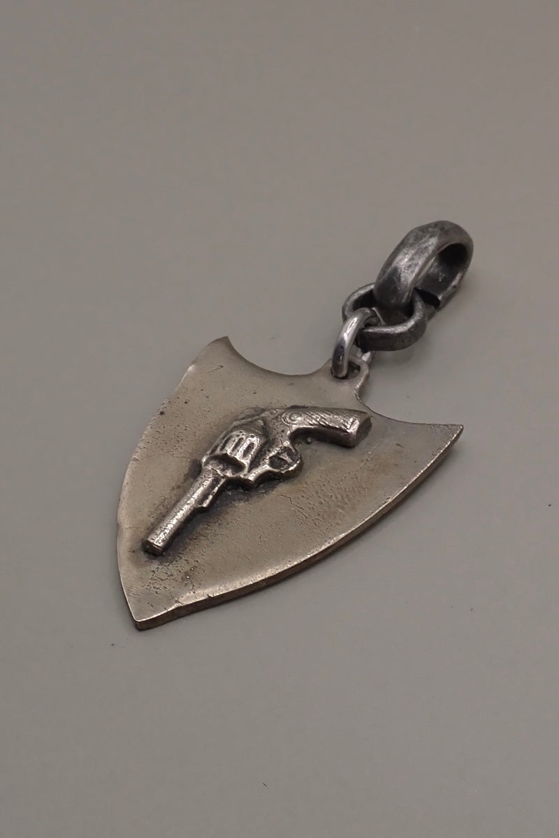 SILVER REVOLVER PENDANT