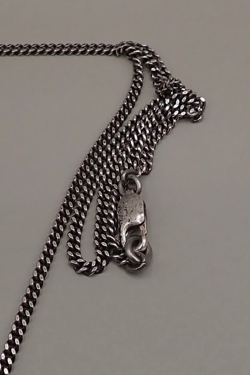 SHORT FLAT CROSS NECKLACE