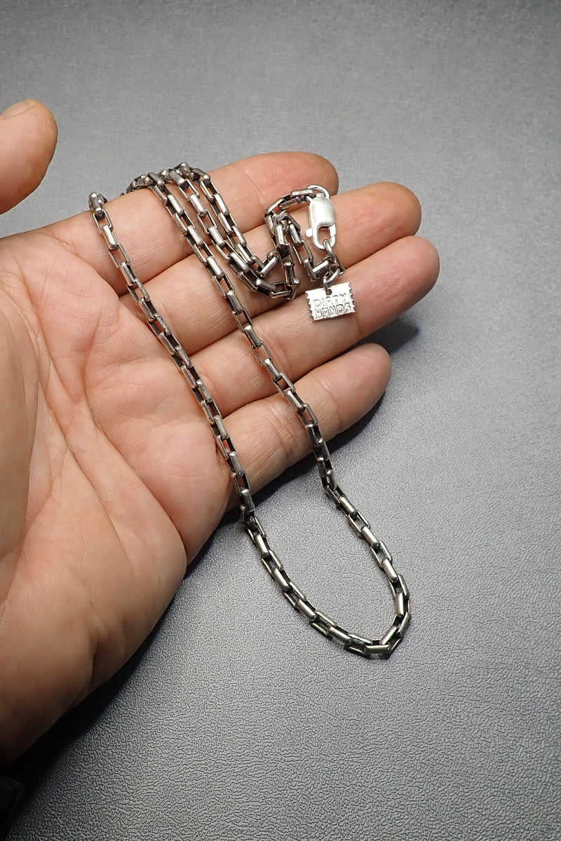 TICK ROLO SILVER CHAIN
