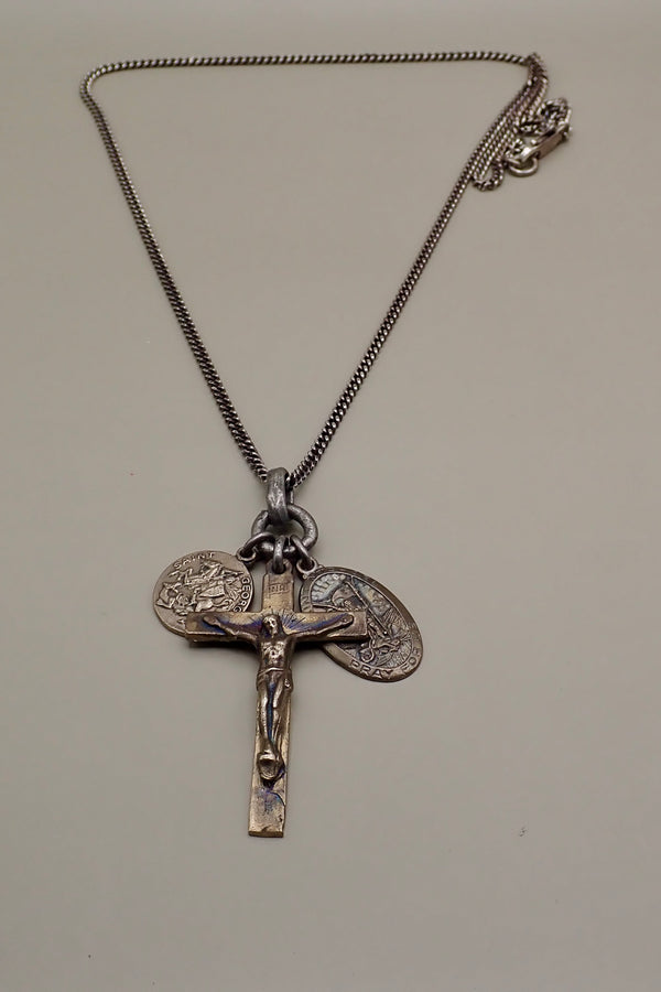 ANTIQUE CROSS NECKLACE