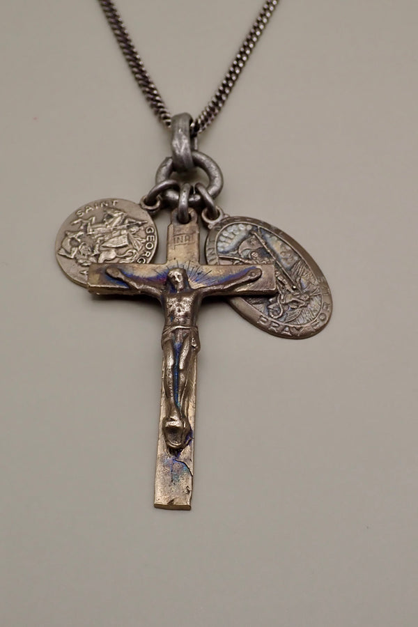 ANTIQUE CROSS NECKLACE
