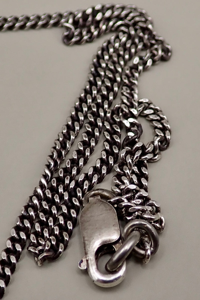 OVAL TAG CROSS NECKLACE