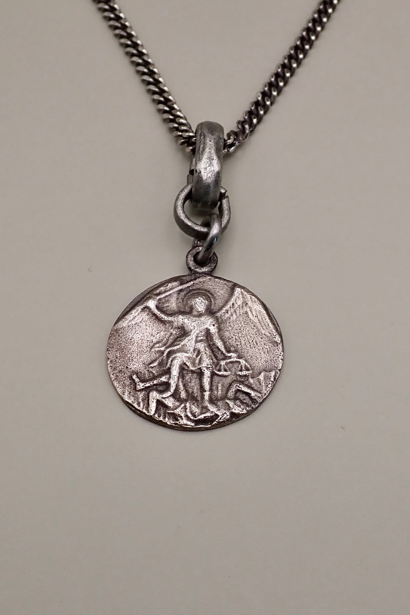 ST MICHAEL PENDANT NECKLACE