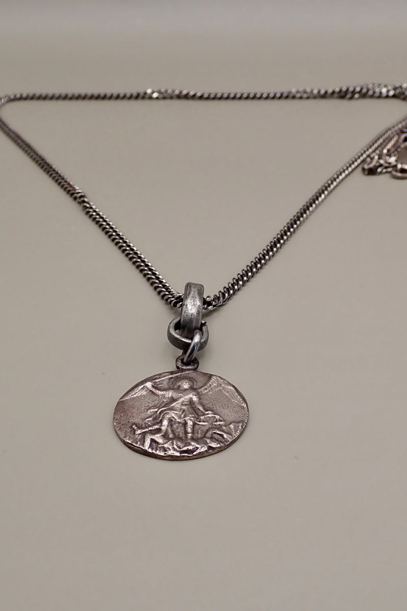 ST MICHAEL PENDANT NECKLACE