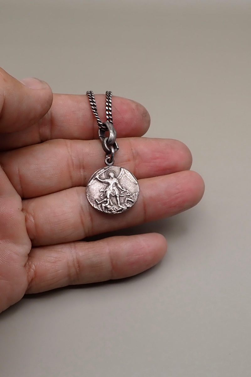 ST MICHAEL PENDANT NECKLACE