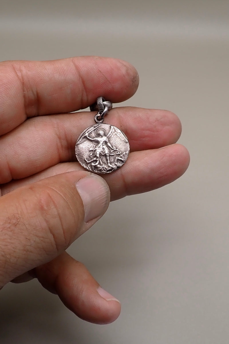 ST MICHAEL PENDANT NECKLACE