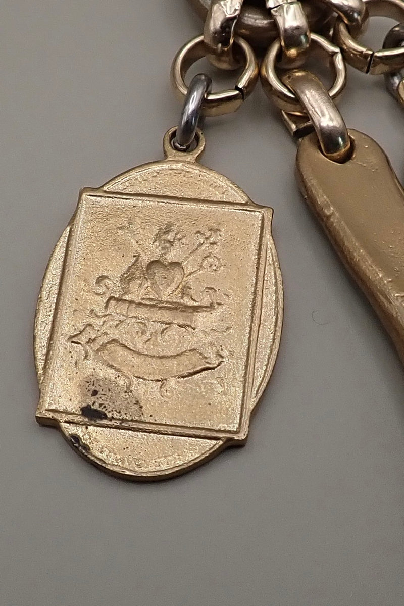 HORN & MEDALS NECKLACE