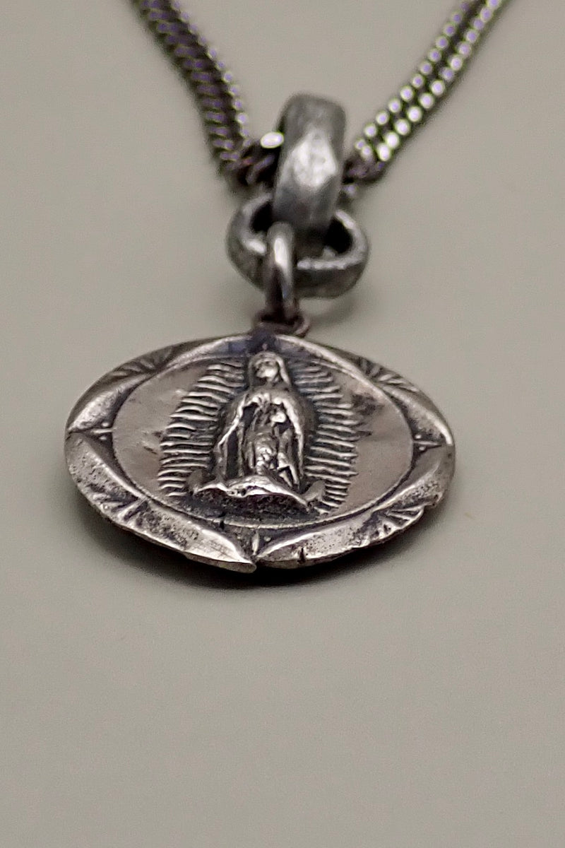 GUADALUPE VIRGEN PENDANT NECKLACE