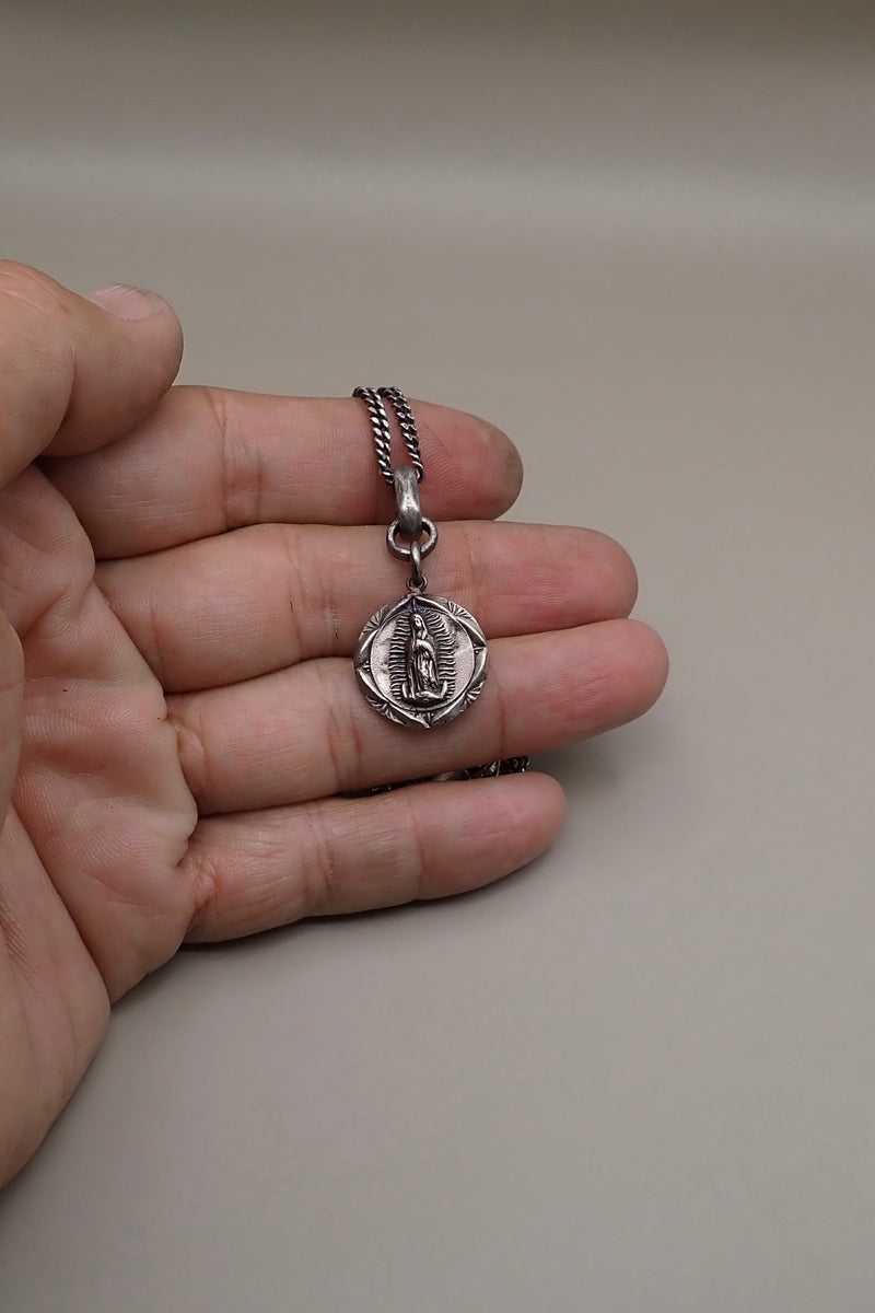 GUADALUPE VIRGEN PENDANT NECKLACE