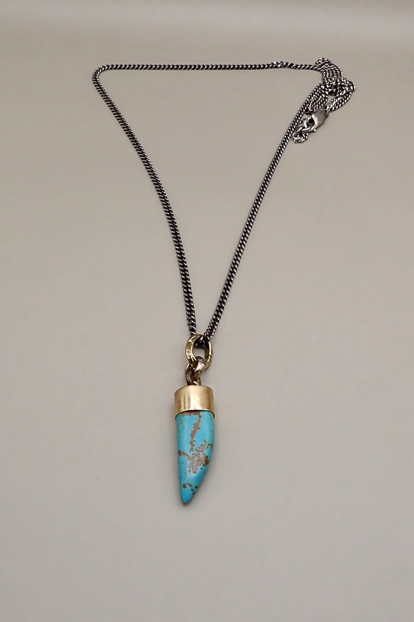 TURQUOISE HORN PENDANT