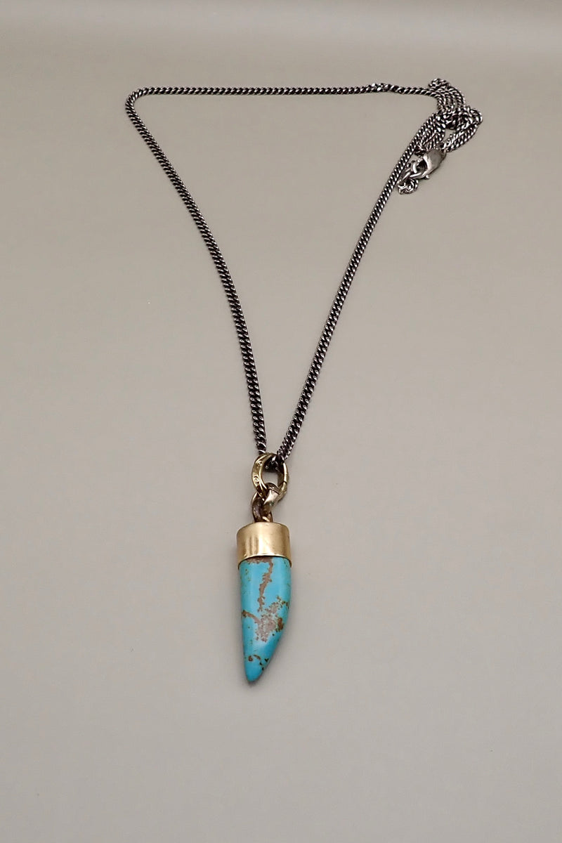 TURQUOISE HORN PENDANT