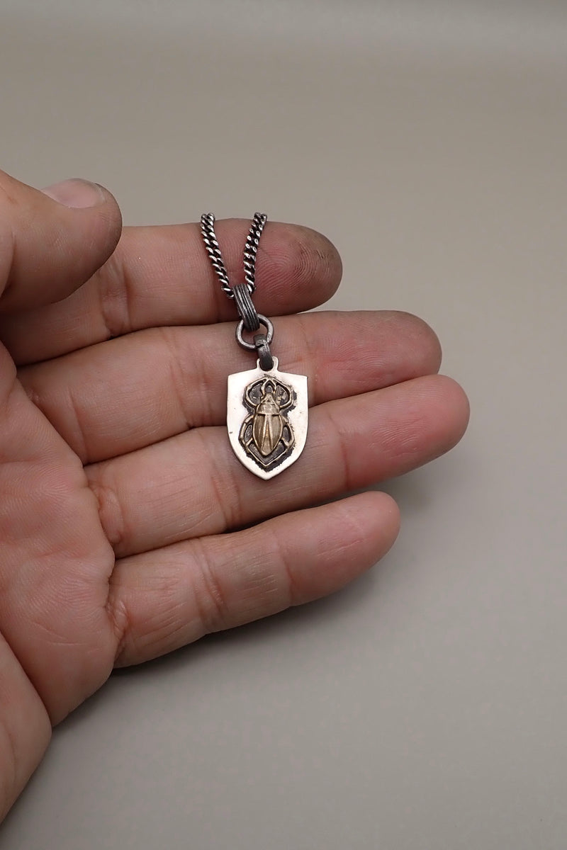 SCARAB BEETLE NECKLACE