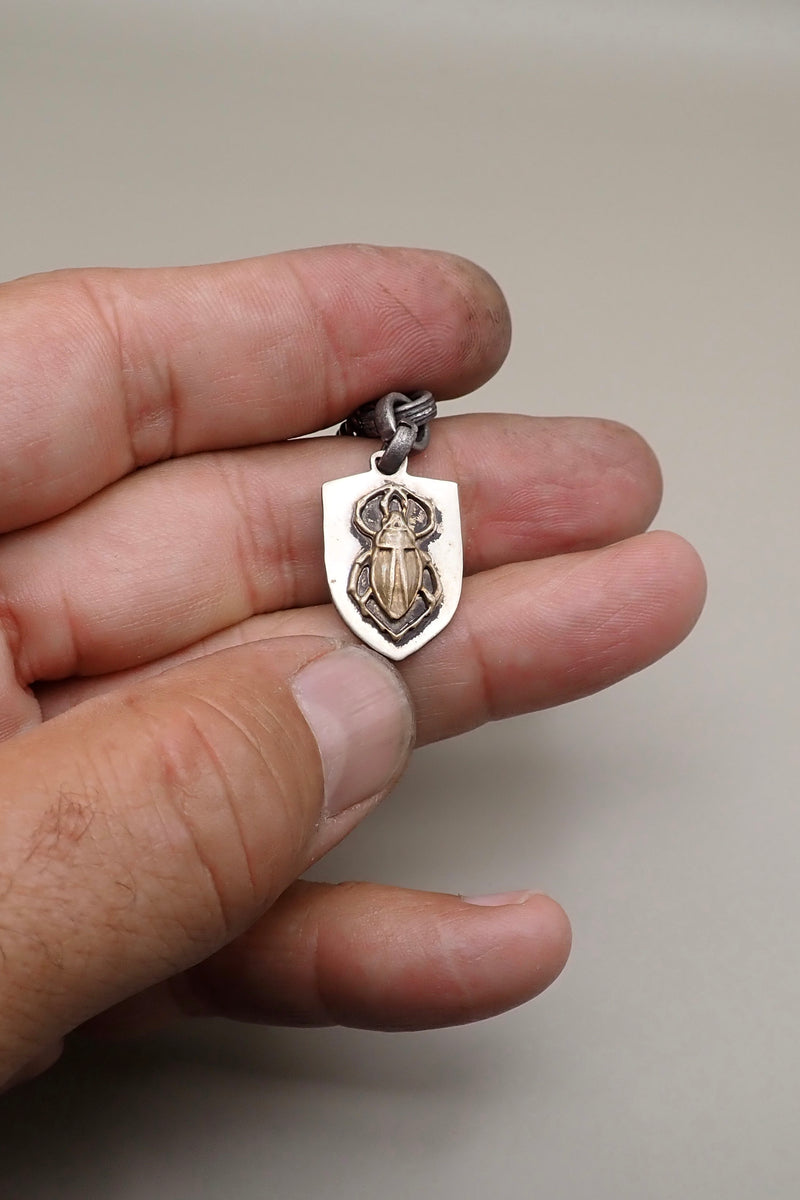 SCARAB BEETLE NECKLACE