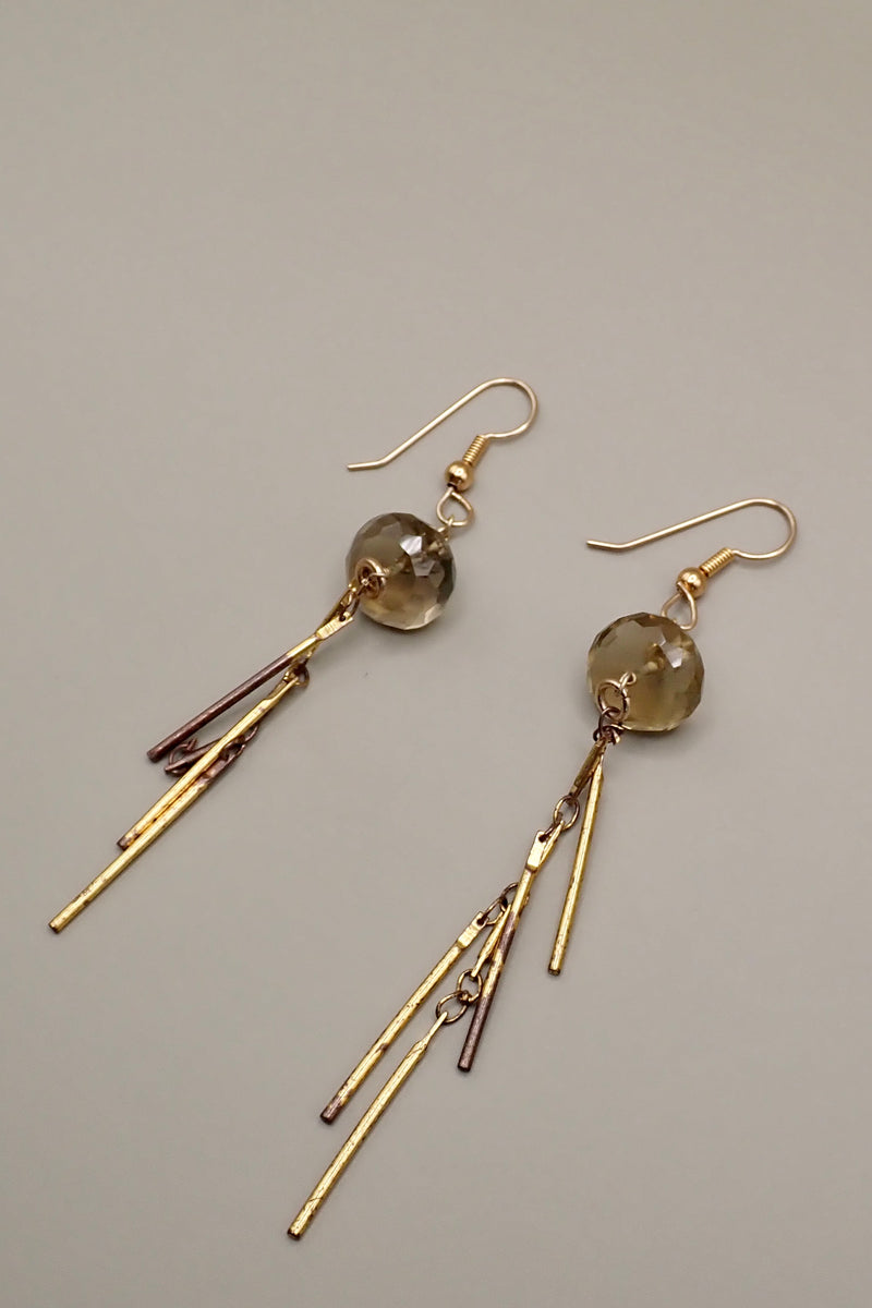 CITRINE MEDUSA EARRINGS