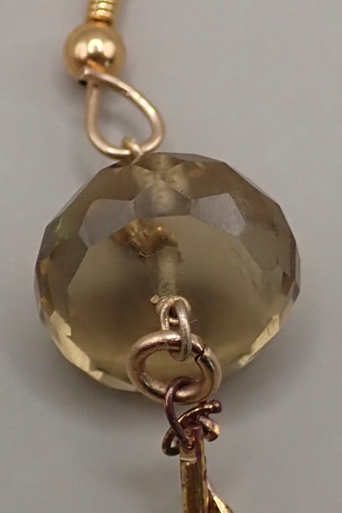 CITRINE MEDUSA EARRINGS